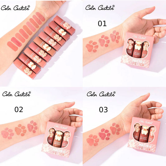 Color Castle Matte Lipsticks Set of 3
