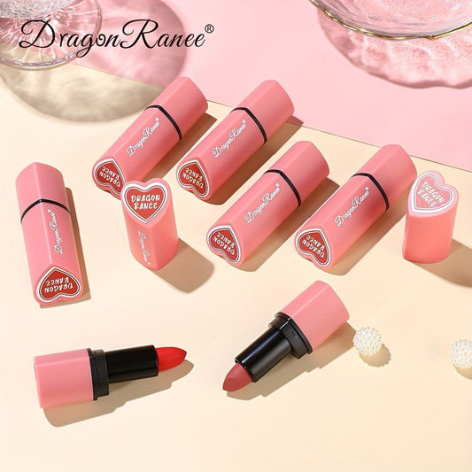 Dragon Ranee Heart Shape Matte High Shine 3Pcs Lipstick
